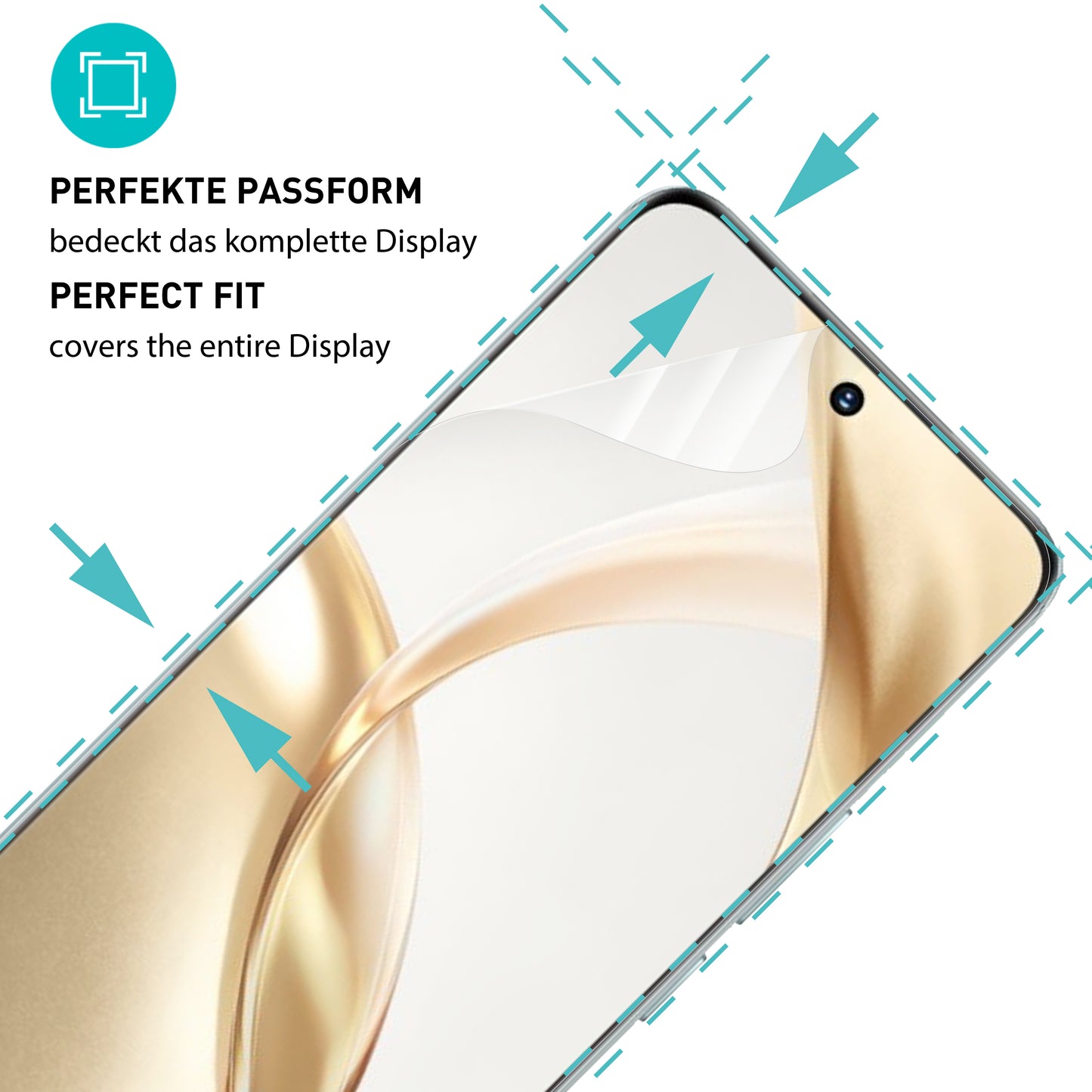 smartect TPU Screen Protector Clear for Honor 200 5G, 2 x Front + 2 x Cam
