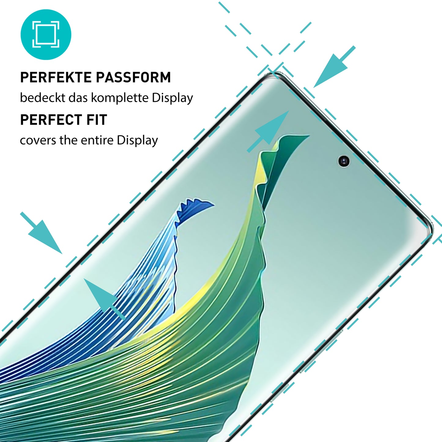 smartect TPU Schutzfolie Klar für Honor Magic 5 Lite, 2 x Front + 2 x Cam