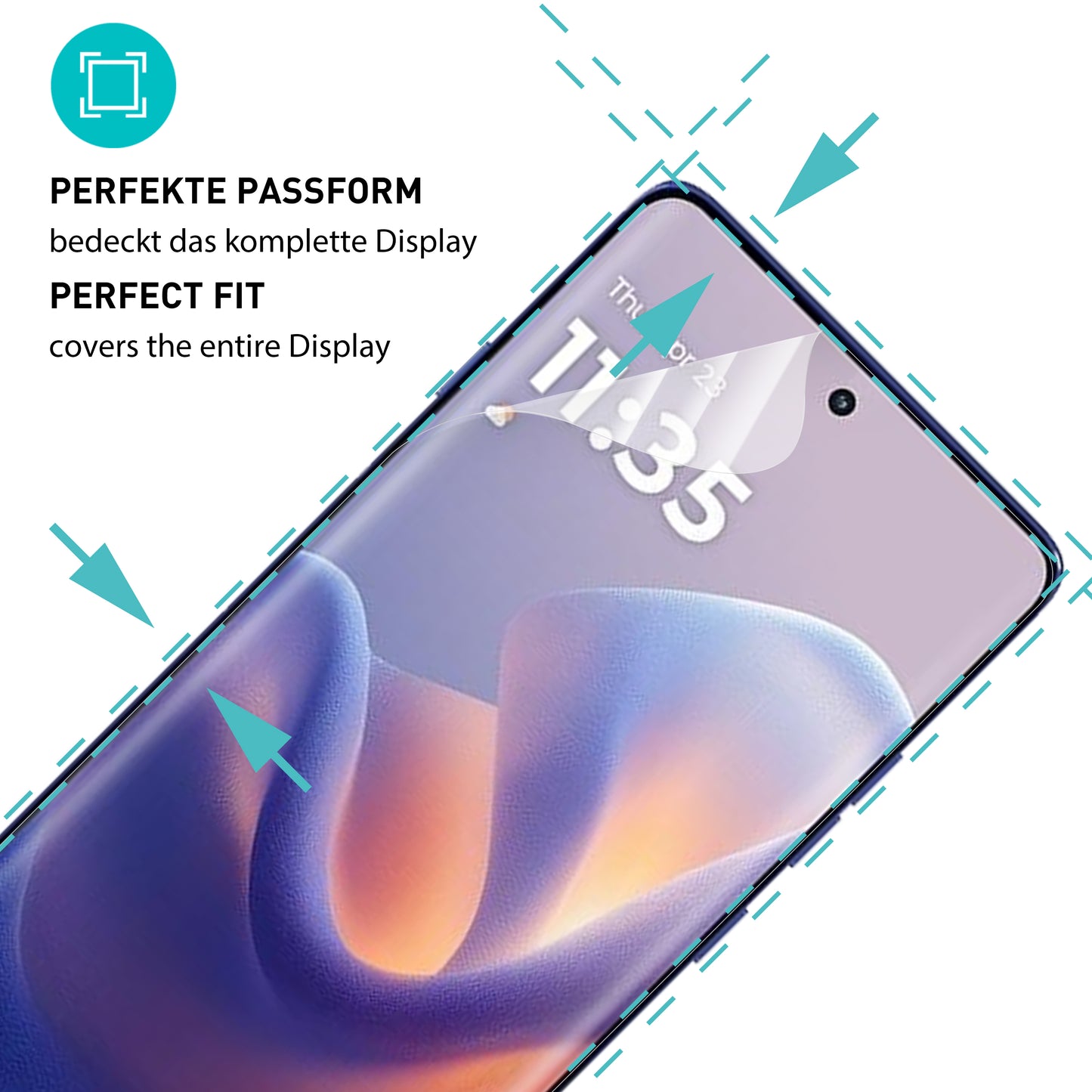 smartect TPU Schutzfolie Klar für Motorola Edge 60 Pro / 60 Fusion, 2 x Front + 2 x Cam