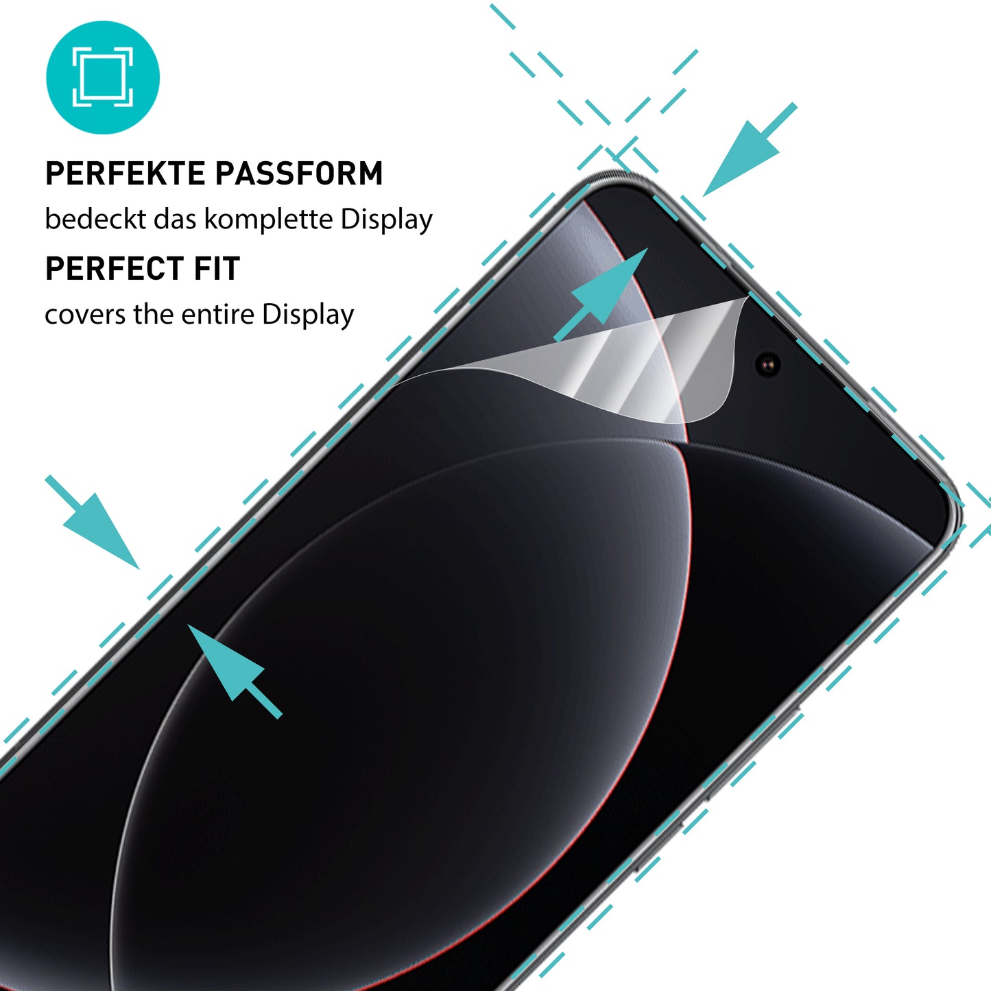smartect TPU Schutzfolie Klar für Xiaomi 15 Ultra 5G, 2 x Front + 2 x Cam