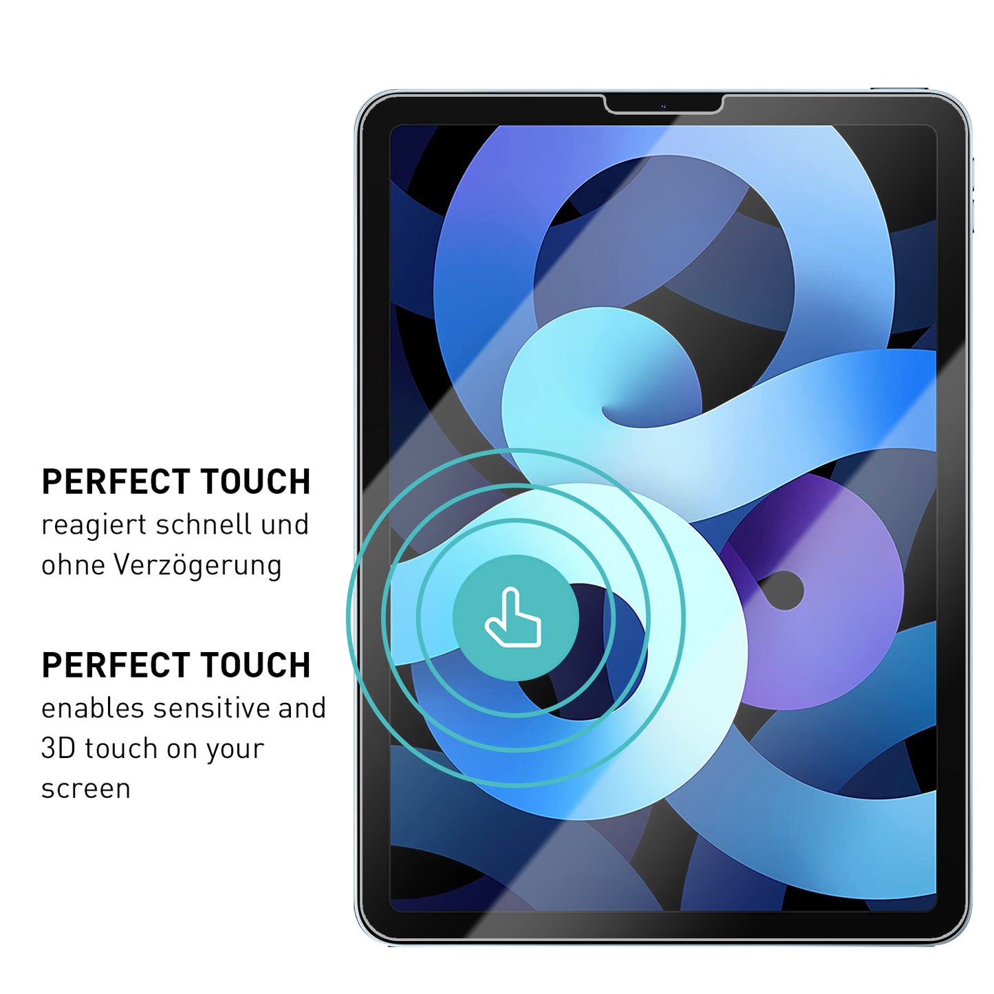 smartect Screen Protector Clear for iPad Air 5 / 4 10.9" (2022 / 2020), 2 pieces