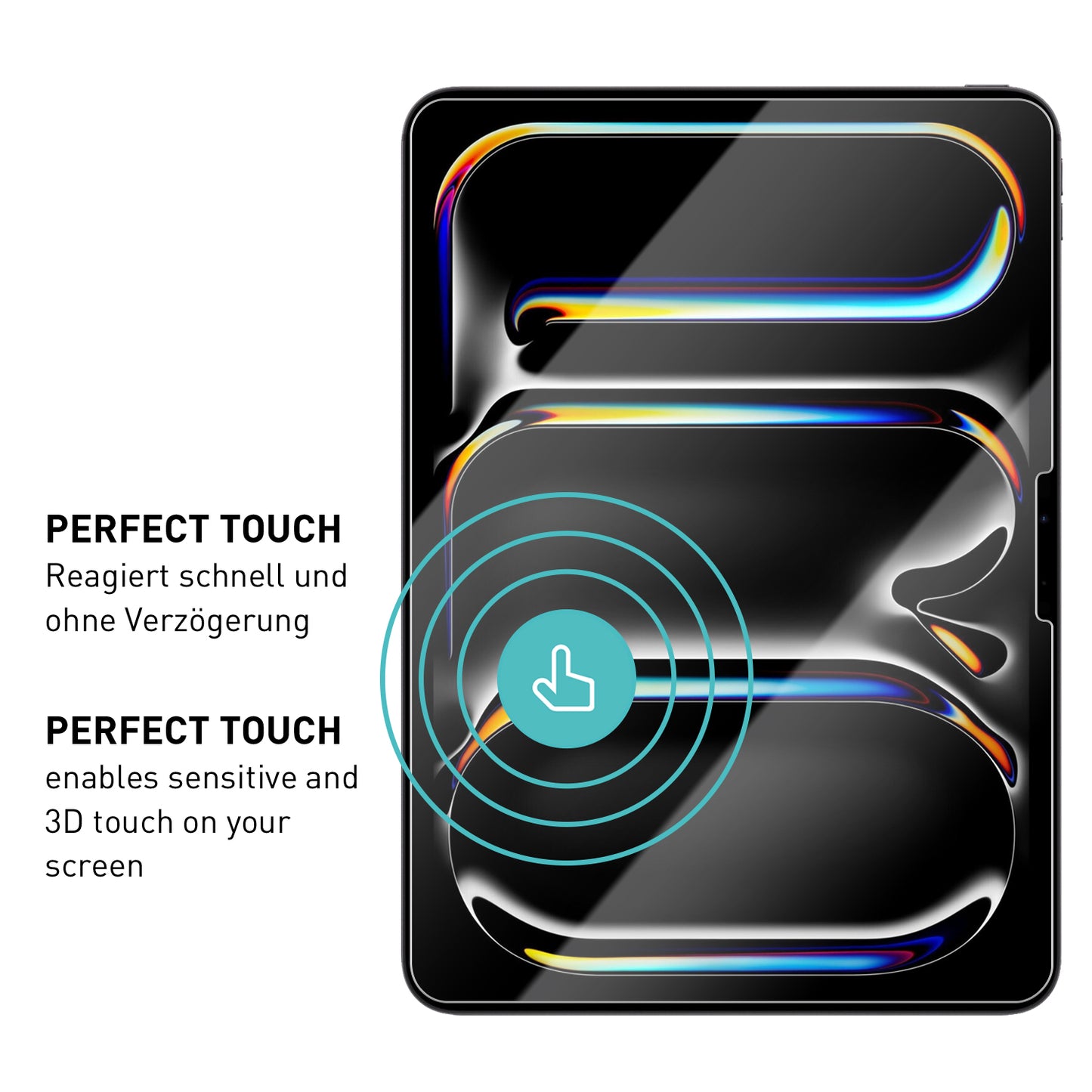 smartect Schutzglas Klar für iPad Pro 2024 11.0", 2 Stück