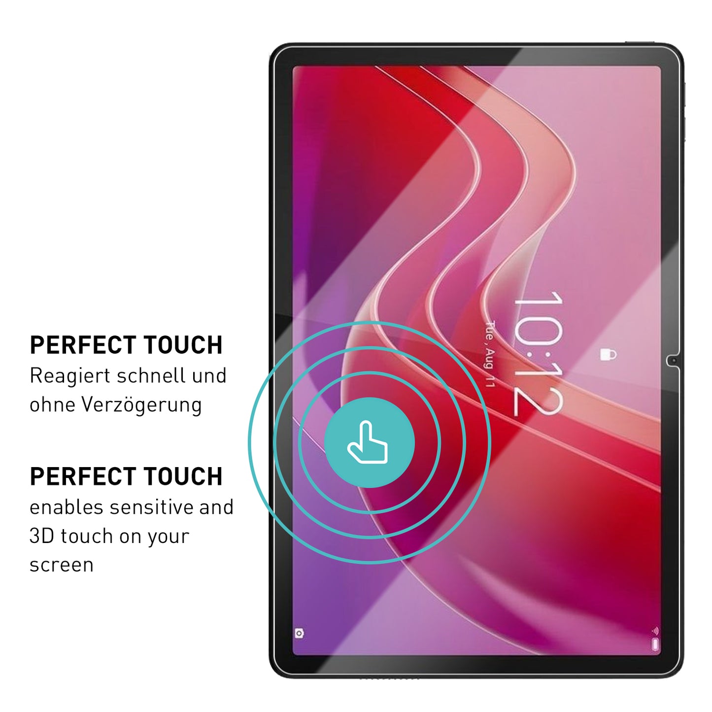 smartect Protective Glass Clear for Lenovo Tab M11 2024, 2 pieces