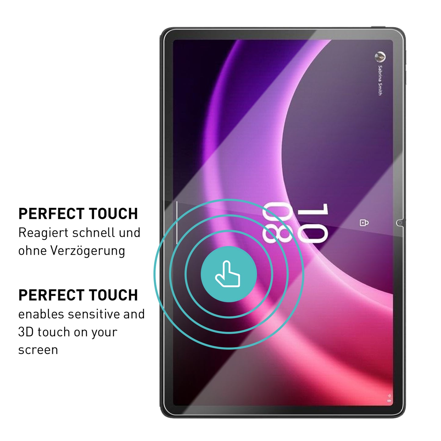 smartect Schutzglas Klar für Lenovo Tab P11 (2nd Gen) 11.5", 2 Stück