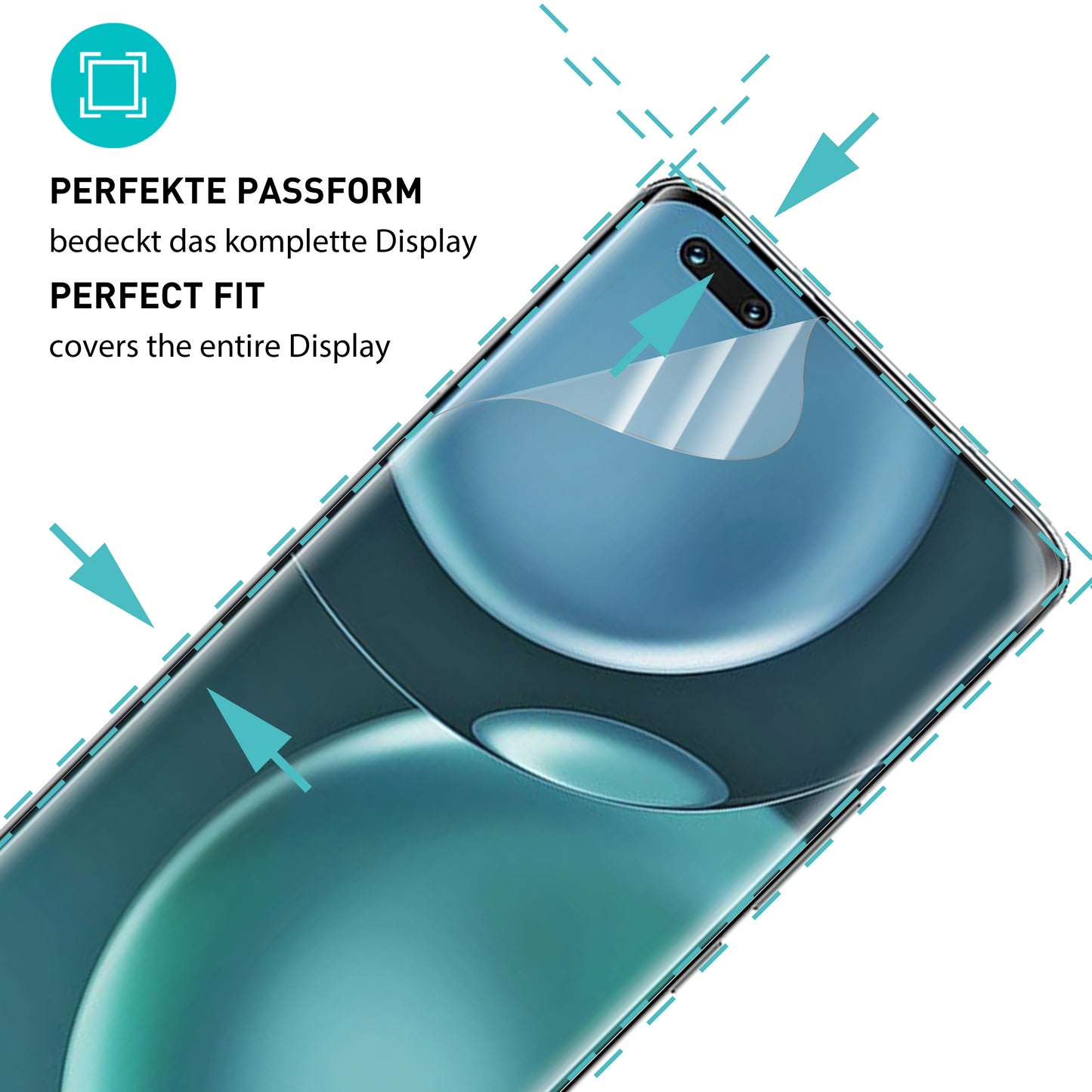 smartect TPU Screen Protector Clear for Honor Magic 4 Pro, 2 x Front