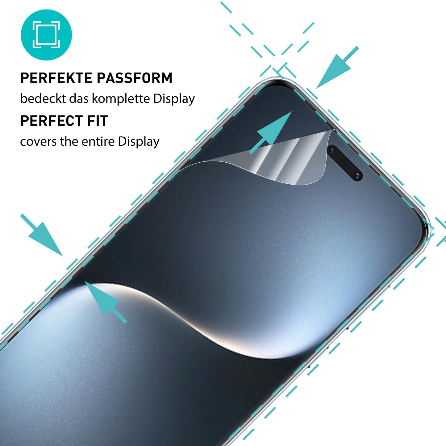 smartect TPU Schutzfolie Klar für Honor Magic 7 Pro, 2 x Front