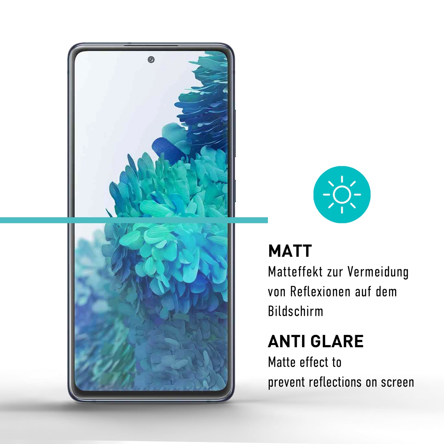 smartect TPU Schutzfolie Matt für Samsung Galaxy S20 FE, 2 x Front