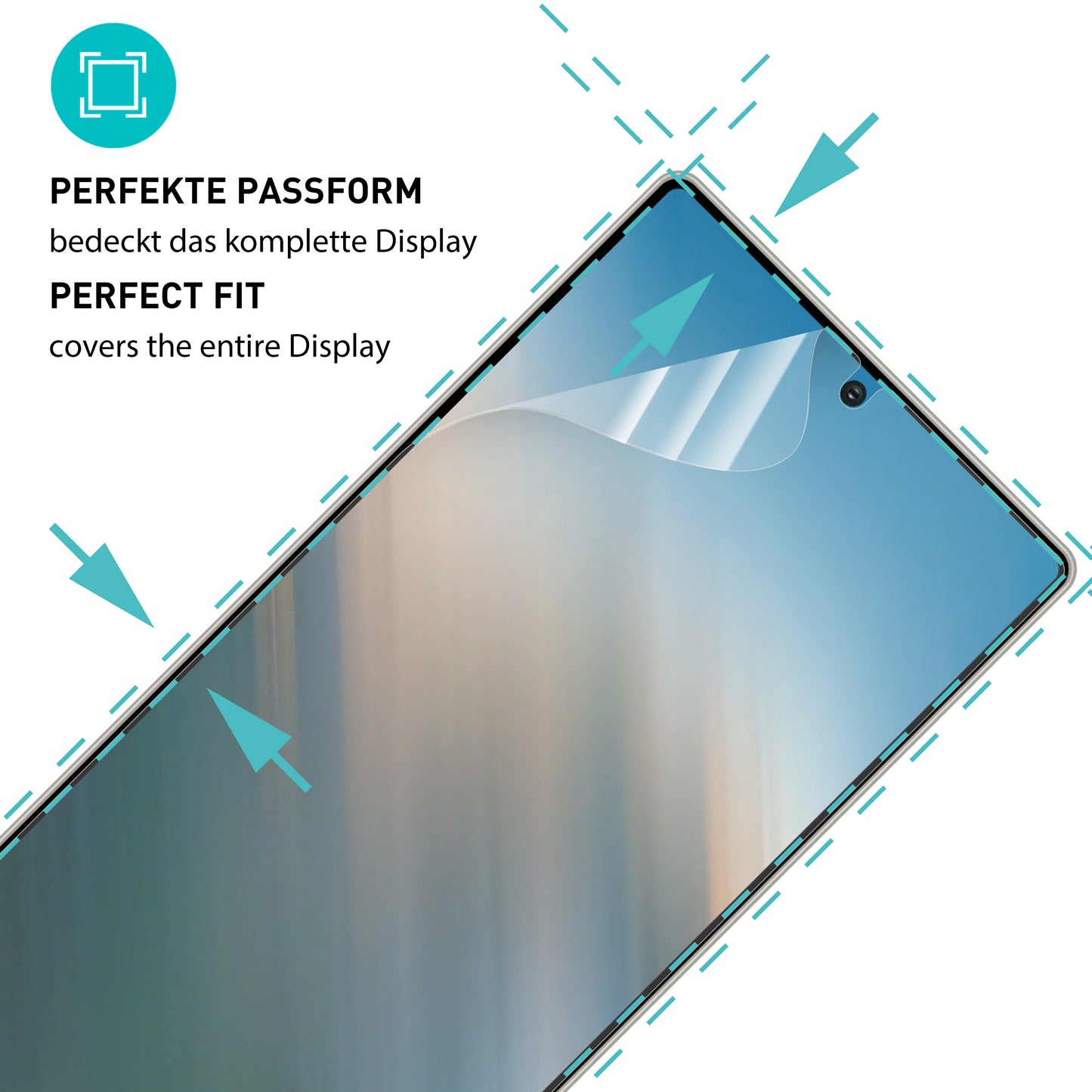 smartect TPU Schutzfolie Matt für Samsung Galaxy S25 Ultra, 2 x Front