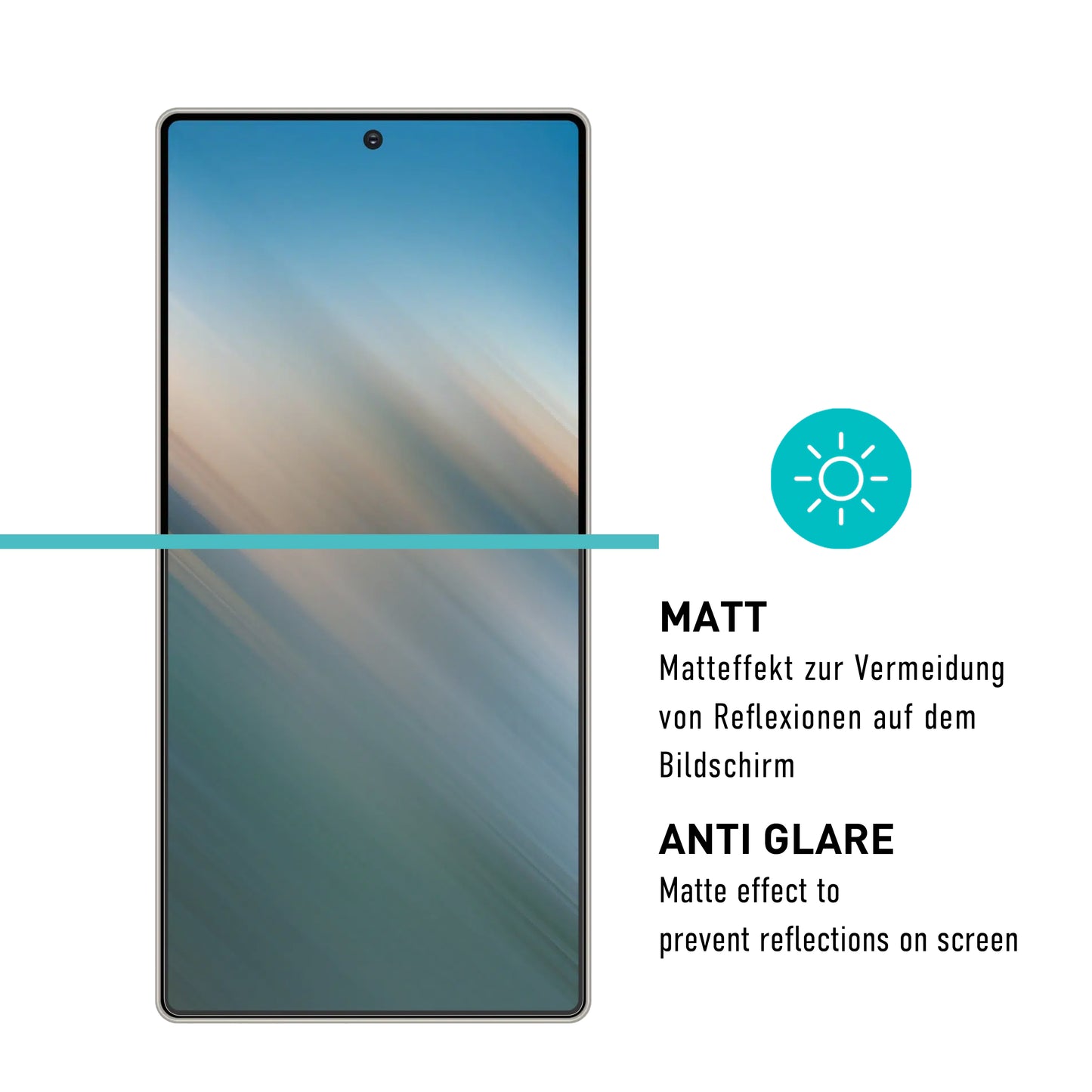 smartect TPU Schutzfolie Matt für Samsung Galaxy S25 Ultra, 2 x Front