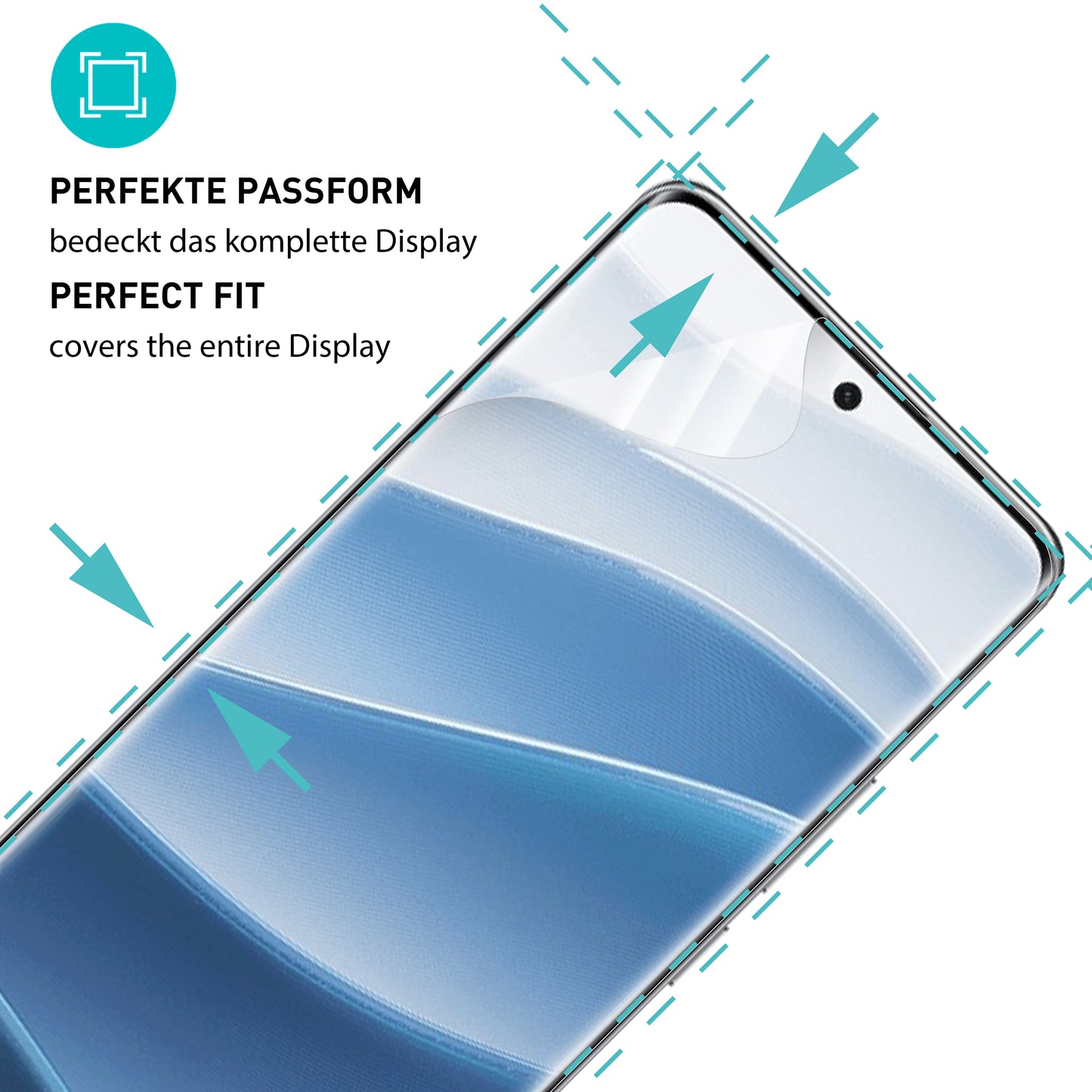 smartect TPU Screen Protector Clear for Xiaomi Redmi Note 14 Pro, 2 x Front