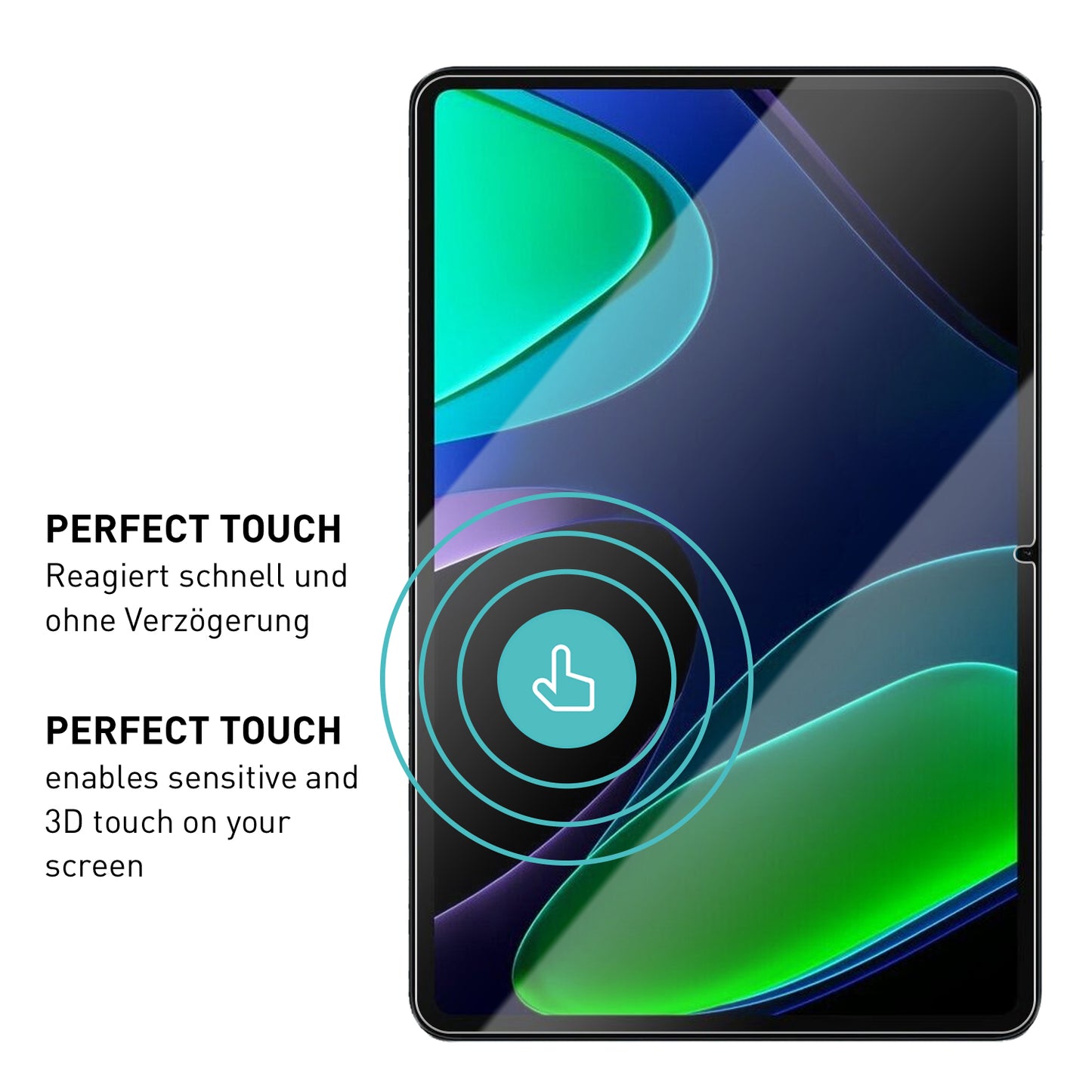 smartect Schutzglas Klar für Xiaomi Pad 6 / Pad 6 Pro (Model 2023) 11.0", 2 Stück