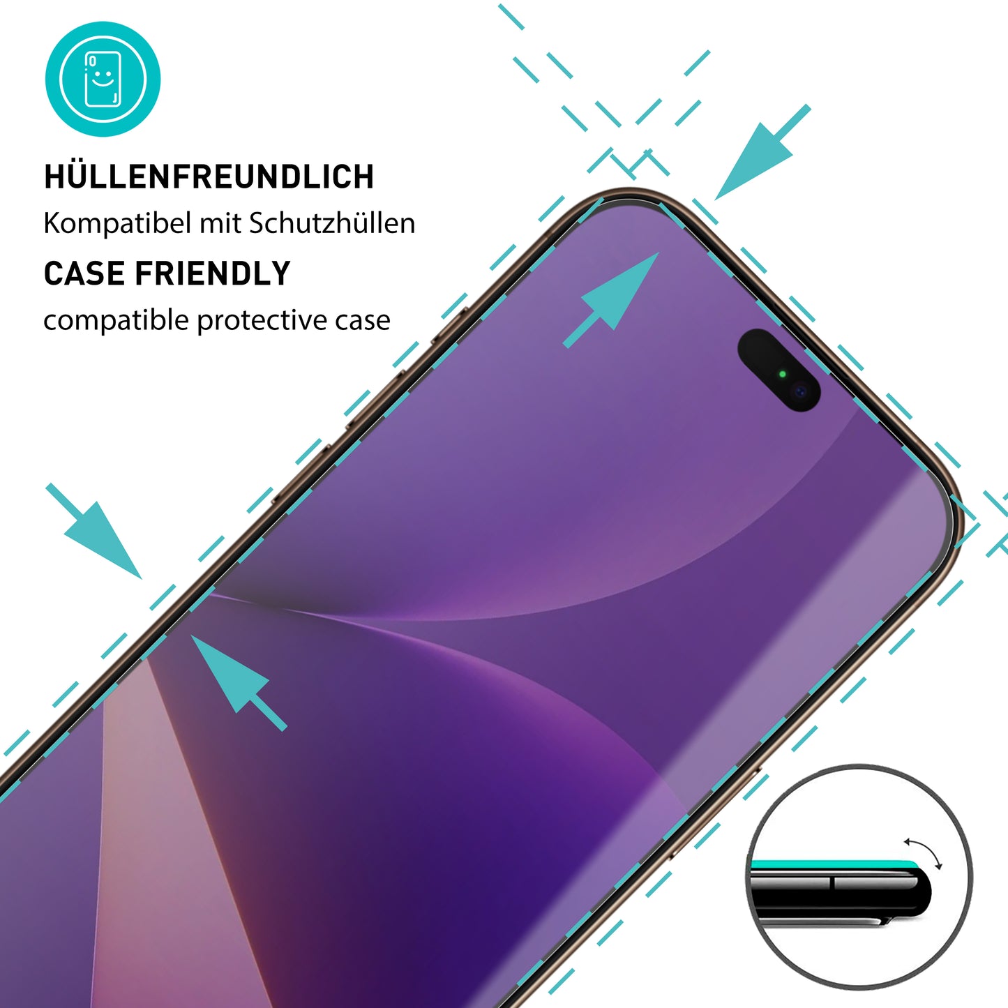 smartect Schutzglas Klar für Apple iPhone 17 Pro Max, 3 Stück