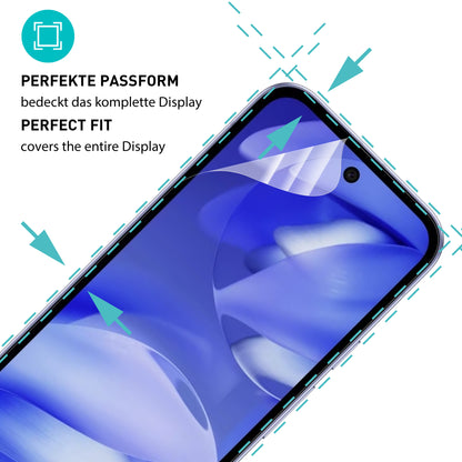 smartect TPU Schutzfolie Klar für Google Pixel 9a, 2 x Front + 2 x Cam