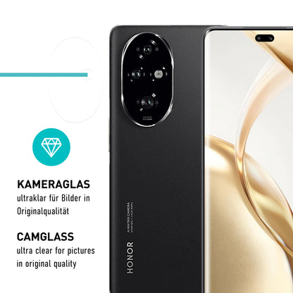 smartect TPU Schutzfolie Klar für Honor 200 Pro, 2 x Front + 2 x Cam