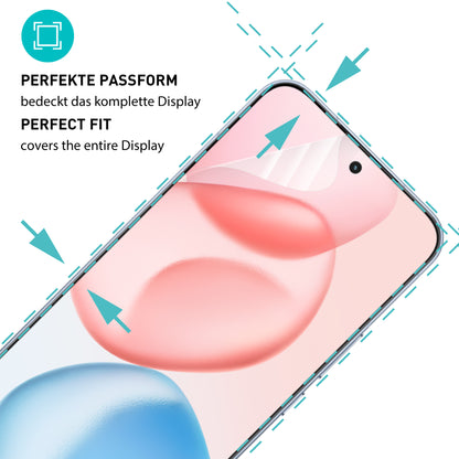 smartect TPU Schutzfolie Klar für Honor 400 Pro, 2 x Front + 2 x Cam