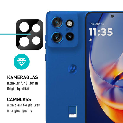 smartect TPU Schutzfolie Klar für Motorola Edge 50 Neo, 2 x Front + 2 x Cam