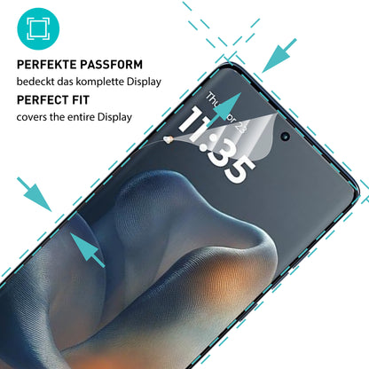smartect TPU Schutzfolie Klar für Motorola Edge 60 , 2 x Front + 2 x Cam