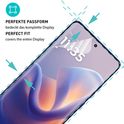 smartect TPU Schutzfolie Klar für Motorola Edge 60 Pro / 60 Fusion, 2 x Front + 2 x Cam
