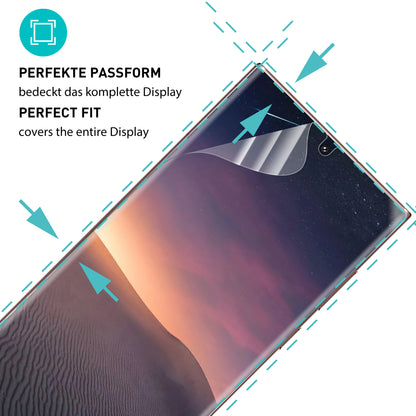 smartect TPU Schutzfolie Klar für Samsung Galaxy S23 Ultra, 2 x Front + 2 x Cam