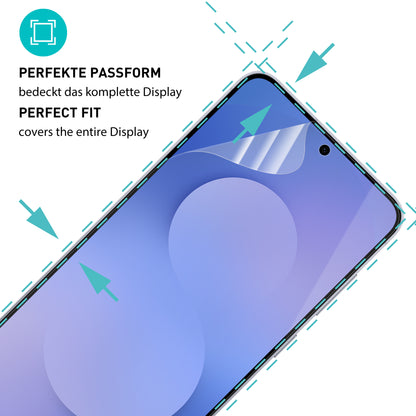 smartect TPU Schutzfolie Klar für Samsung Galaxy S25 FE, 2 x Front + 2 x Cam