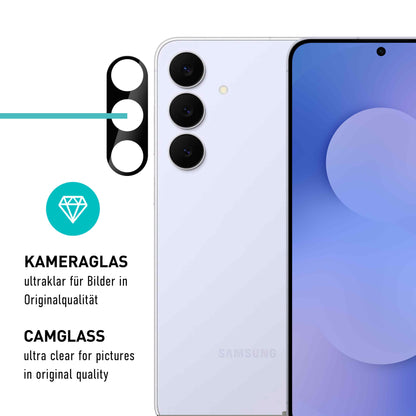 smartect TPU Schutzfolie Klar für Samsung Galaxy S25 FE, 2 x Front + 2 x Cam