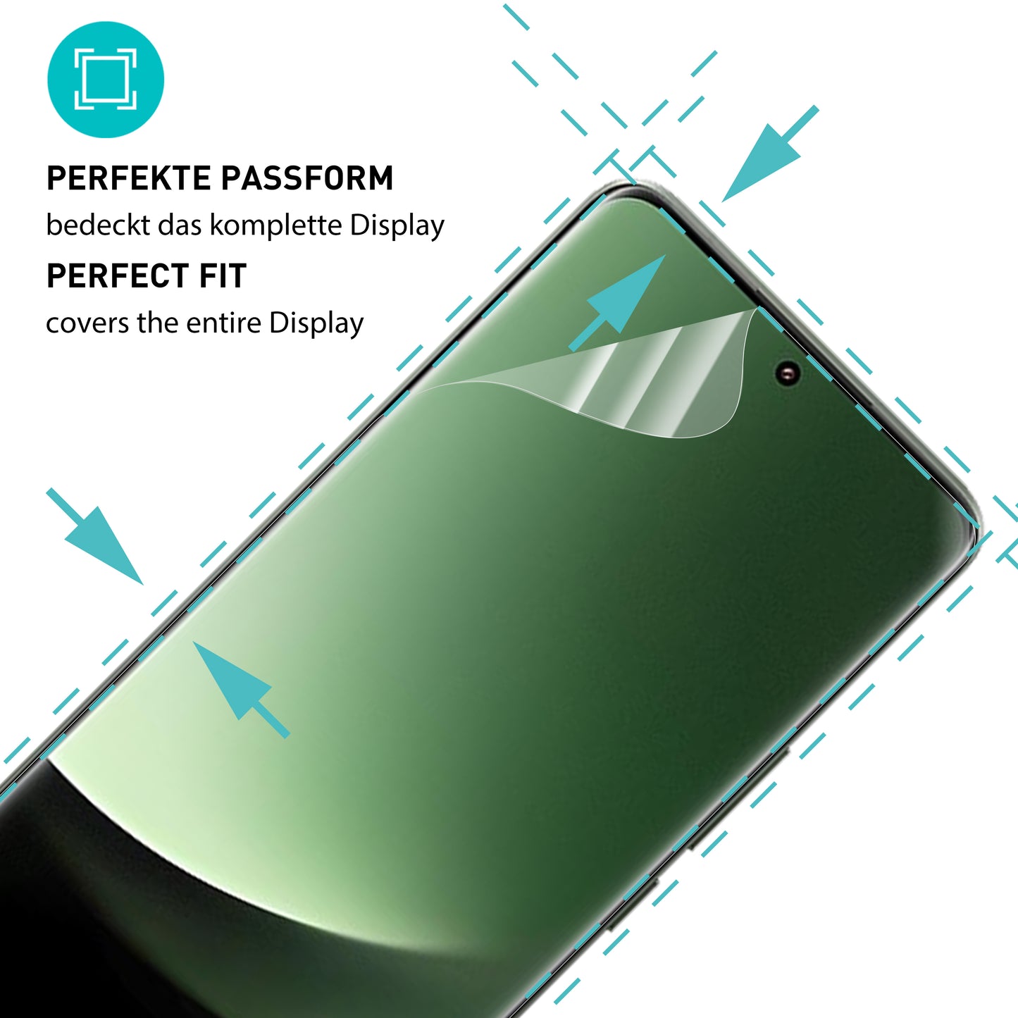 smartect TPU Schutzfolie Klar für Xiaomi 13 Ultra, 2 x Front + 2 x Cam