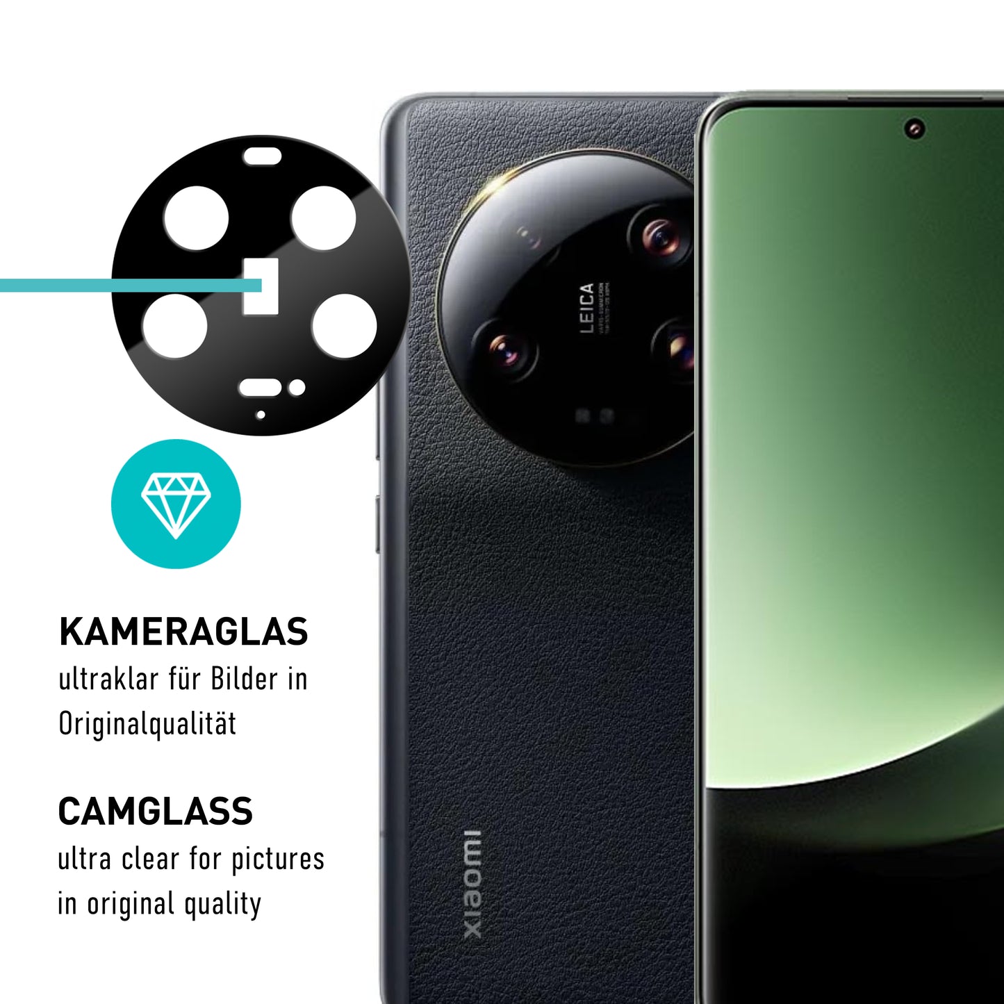 smartect TPU Schutzfolie Klar für Xiaomi 13 Ultra, 2 x Front + 2 x Cam