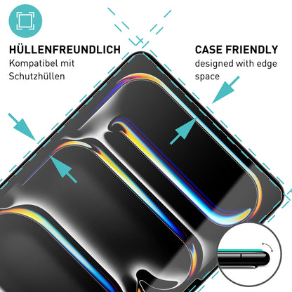smartect Schutzglas Klar für iPad Pro 2024 11.0", 2 Stück