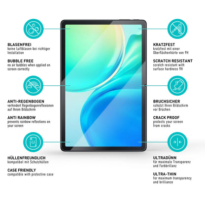 smartect Schutzglas Klar für Blackview Tab 90 10.92", 2 Stück