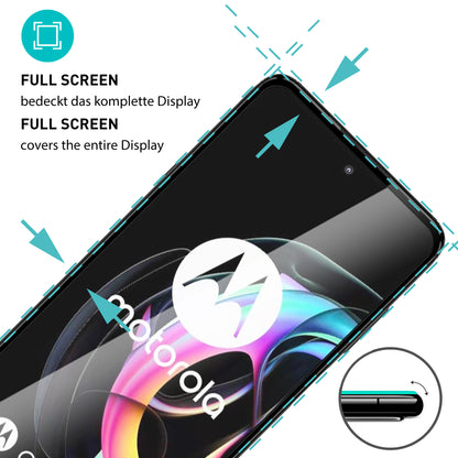 smartect Schutzglas Full Screen für Motorola Edge 20 Lite, 2 Stück