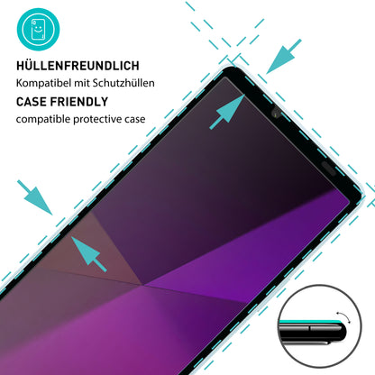 smartect Schutzglas Full Screen für Sony Xperia 10 VII, 2 Stück