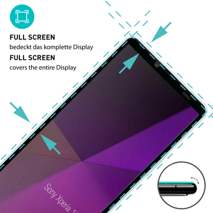 smartect Schutzglas Full Screen für Sony Xperia 10 VII (New), 2 Stück