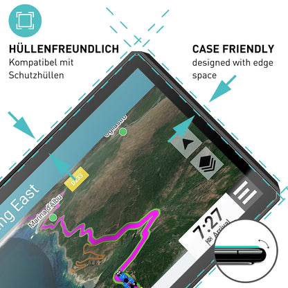 smartect Schutzglas Klar für Garmin Zumo XT2, 2 Stück