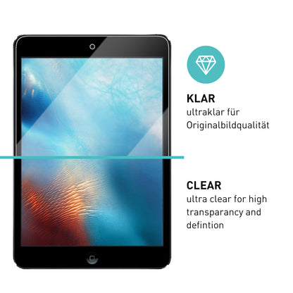 smartect Schutzglas Klar für iPad mini 3 / mini 2 / mini, 2 Stück