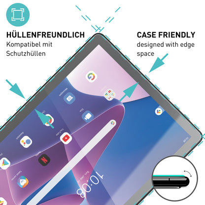 smartect Schutzglas Klar für Lenovo Tab M10 (3rd Gen) 10.1", 2 Stück