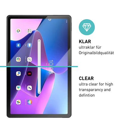 smartect Schutzglas Klar für Lenovo Tab M10 Plus (3rd Gen) 10.6", 2 Stück