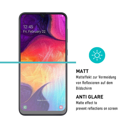 smartect Schutzglas Matt für Samsung Galaxy A50 / A50s / M30s / M31 / M21, 2 Stück