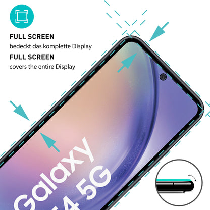 smartect Schutzglas Full Screen Matt für Samsung Galaxy A54 5G, 2 Stück