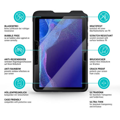 smartect Schutzglas Klar für Samsung Galaxy Tab Active 4 Pro, 2 Stück