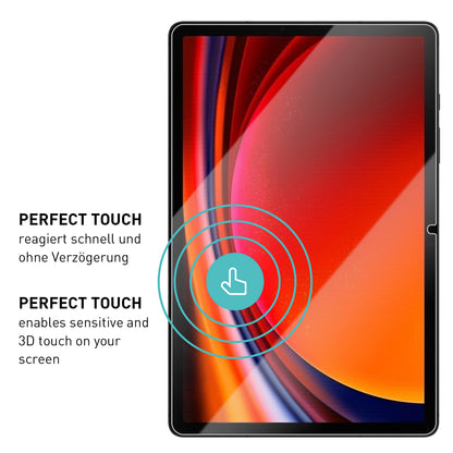 smartect Schutzglas Klar für Samsung Galaxy Tab S9, 2 Stück