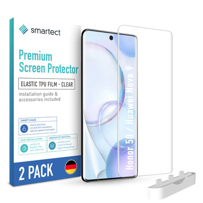 smartect TPU Schutzfolie Klar für Honor 50 / Huawei Nova 9, 2 x Front