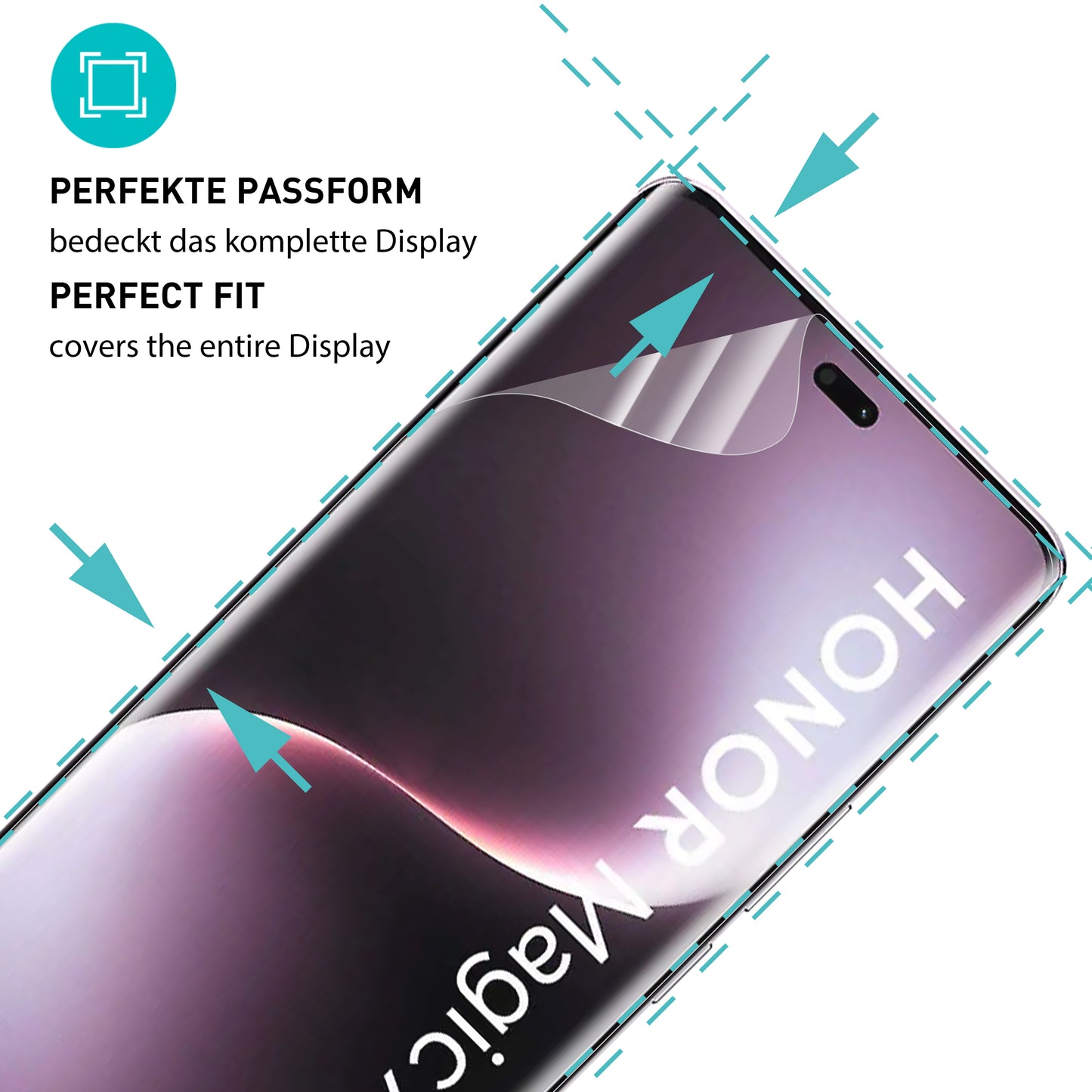 smartect TPU Schutzfolie Klar für Honor Magic 7 Lite, 2 x Front