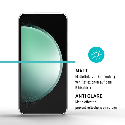 smartect TPU Schutzfolie Matt für Samsung Galaxy S23 FE, 2 x Front