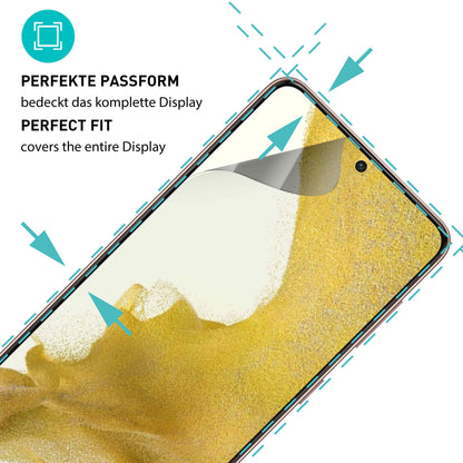 smartect TPU Schutzfolie Privacy für Samsung Galaxy S22, 2 x Front