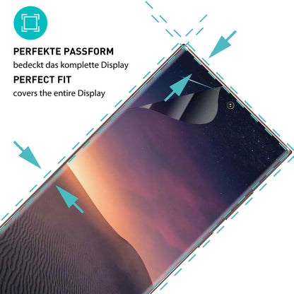 smartect TPU Schutzfolie Privacy für Samsung Galaxy S23 Ultra, 2 x Front