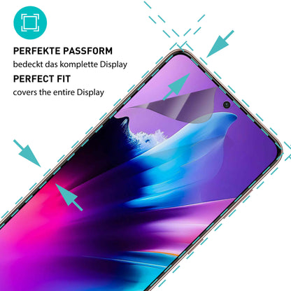 smartect TPU Schutzfolie Privacy für Samsung Galaxy S24, 2 x Front