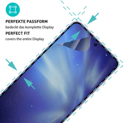 smartect TPU Schutzfolie Privacy für Samsung Galaxy S25, 2 x Front