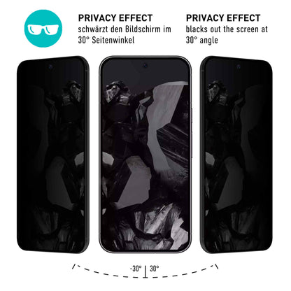 smartect TPU Schutzfolie Privacy für Google Pixel 9 Pro XL, 2 x Front