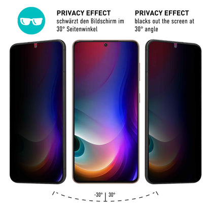 smartect TPU Schutzfolie Privacy für Samsung Galaxy S24 Plus, 2 x Front