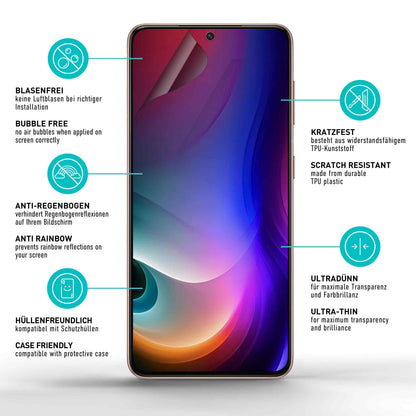 smartect TPU Schutzfolie Privacy für Samsung Galaxy S24 Plus, 2 x Front